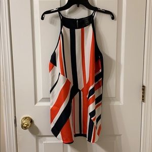 Black and Red Striped Summer Tee